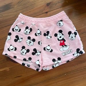 ZARA Disney Mickey shorts.